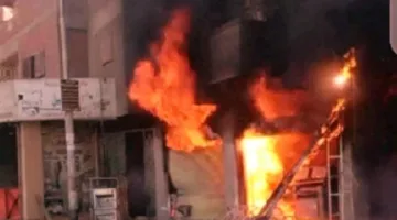 نيران كبيرة تندلع في منزل وإرسال فرق الإطفاء لإخمادها في المنيا