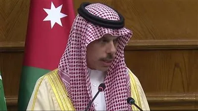 وزير الخارجية السعودي: لا نقبل بأي تسوية دون إنشاء دولة فلسطينية وزير الخارجية السعودي: لا نقبل بأي تسوية دون إنشاء دولة فلسطينية