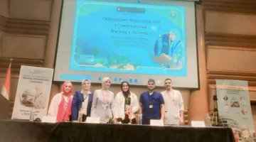 مشاركة فريق كلية التمريض بجامعة بني سويف في المؤتمر الدولي الأول بمستشفى الأطفال 57357