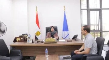 نائب محافظ دمياط تجتمع مع مدير مكتبة مصر العامة
