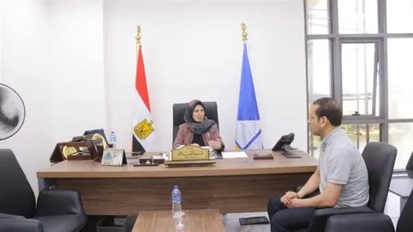 نائب محافظ دمياط تجتمع مع مدير مكتبة مصر العامة