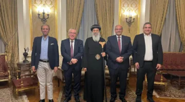 مساعد وزير الخارجية للشؤون الأمريكية يستضيف لقاءً على شرف أسقف أبرشية الوسط الغربي في الولايات المتحدة.