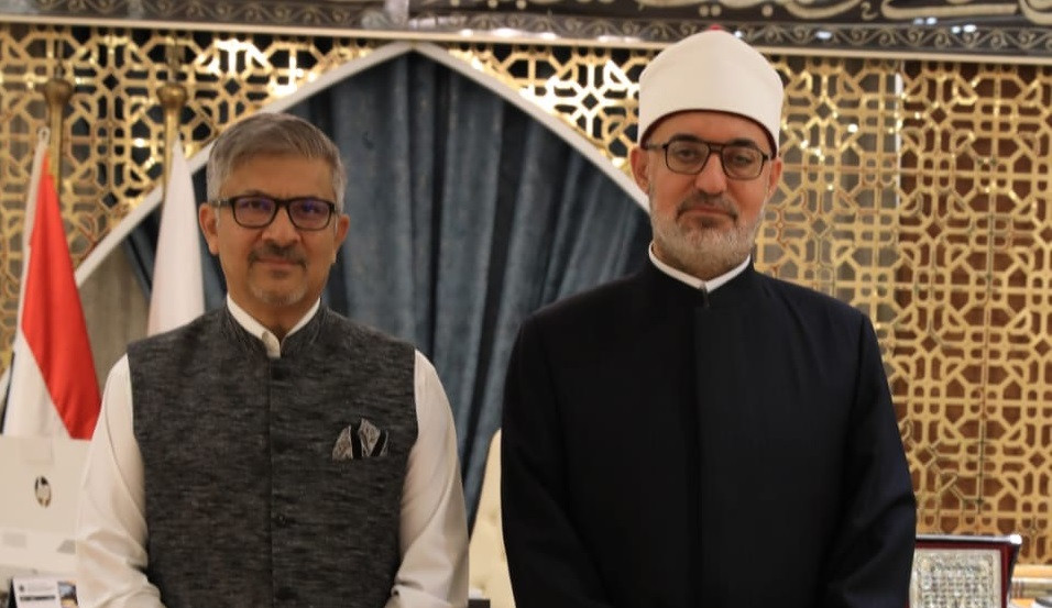 مفتي الجمهورية وسفير باكستان