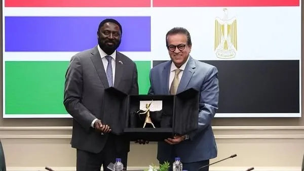 وزير الصحة يلتقي وزير خارجية جامبيا لتعزيز الشراكة في المجال الصحي وزير الصحة يلتقي وزير خارجية جامبيا لتعزيز الشراكة في المجال الصحي