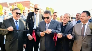 محافظ الدقهلية يدشّن المجزر الحديث في ميت الكرما بمدينة المنصورة