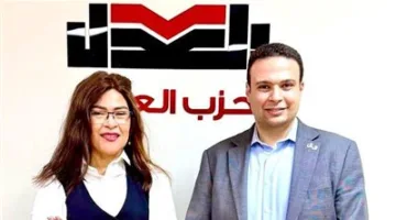 الكاتبة فاطمة ناعوت تصبح عضوًا في الهيئة العليا لحزب العدل