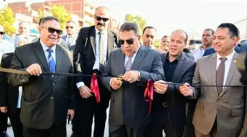 محافظ الدقهلية ي inaugurates the upgraded slaughterhouse in Mit al-Karma and announces the beginning of trial operations for the Dikirnis slaughterhouse.