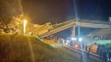 ارتفاع عدد المصابين في حادث قطار جراء انهيار جسر في بريانسك إلى 104.