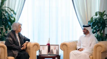مدير قسم الشؤون العربية بوزارة الخارجية يلتقي بالمبعوث الخاص للاتحاد الأوروبي لمنطقة القرن الإفريقي