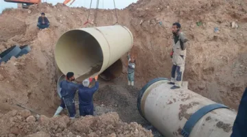 انهيار أرضي يسفر عن دفن 5 عمال في أربيل ويؤدي إلى وفاة أحدهم