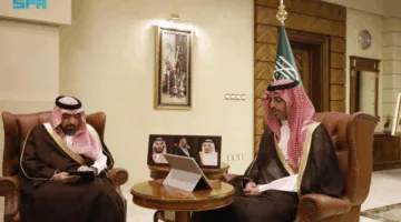 الأمير سعود بن جلوي يرحب برئيس مجلس إدارة جمعية هدية الحاج والمعتمر