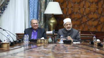 شيخ الأزهر يلتقي برئيس الطائفة الإنجيلية لتهنئته بمناسبة اقتراب عيد الأضحى المبارك