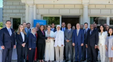 الوفد الدائم لدولة قطر في جنيف يحتفي بالفائزة بجائزة الدوحة لأفضل مفاوض لعام 2024