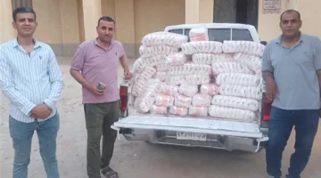 تموين الفيوم يح confiscate 500 كيس سكر غير مطابقة للوزن المطلوب