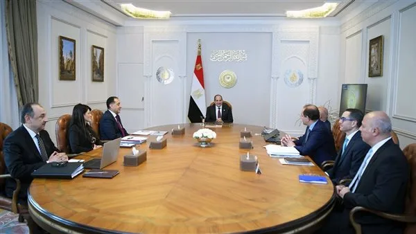 الرئيس السيسي يطالب باستمرار تحسين وتطوير أداء الشركات التابعة للقطاع العام.