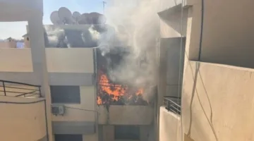 النيران ت engulf عقارًا في شبرا ومصنع حديد في القناطر دون وقوع إصابات بشرية