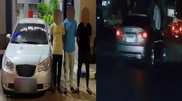 ضبط أبطال حركات استعراضية بسيارة خاصة خلال موكب زفاف في الشرقية