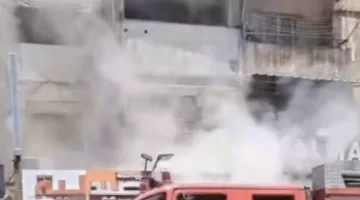 إخماد حريق اندلع في متجر للأحذية ببورسعيد