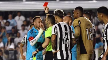 إخراج نيمار من المباراة بسبب تقليده لمارادونا في لقاء الدوري البرازيلي أمام بوتافوغو