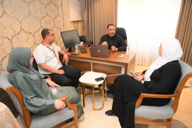 مساعد وزيرة التضامن: نعبر عن تقديرنا لجهود الحكومة السعودية في تنظيم موسم الحج بشكل رائع مساعد وزيرة التضامن: نعبر عن تقديرنا لجهود الحكومة السعودية في تنظيم موسم الحج بشكل رائع