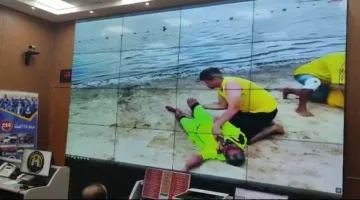 استعدادًا لصيف الإجازات، محافظ الإسماعيلية يطلق مبادرة “صيف بلا حوادث غرق” على شاطئ نادي الفيروز.