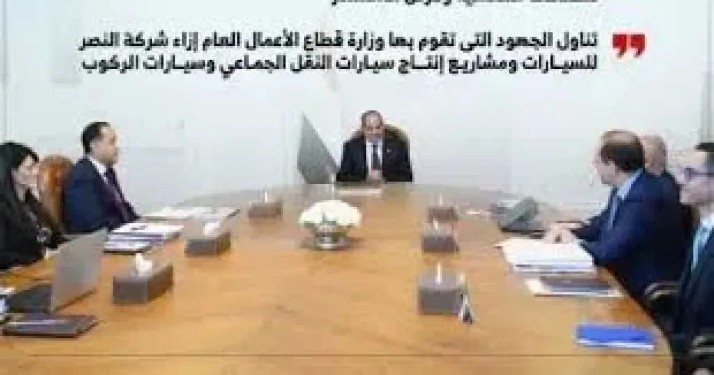 الرئيس السيسي يوجه بالاستمرار في تعزيز كفاءة شركات قطاع الأعمال (إنفوجراف) الرئيس السيسي يوجه بالاستمرار في تعزيز كفاءة شركات قطاع الأعمال (إنفوجراف)