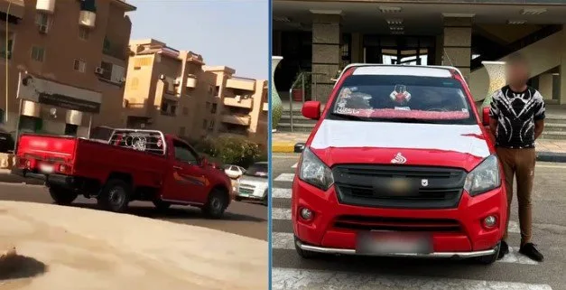 القبض على المتهم بقيادة السيارة ضد اتجاه السير في الشرقية.. فيديو