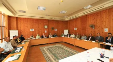 رئيس جامعة كفر الشيخ يرحب بوفد البرنامج الوطني لإدارة النفايات الصلبة في الجامعة