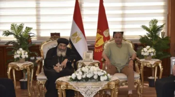 محافظ بورسعيد يستضيف وفدًا من الكنيسة للاحتفال قريبًا بعيد الأضحى المبارك