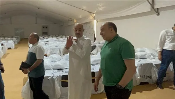 يسري السعودي: تجهيزات كاملة لتصعيد حجاج السياحة إلى عرفات يوم الأربعاء. يسري السعودي: تجهيزات كاملة لتصعيد حجاج السياحة إلى عرفات يوم الأربعاء.