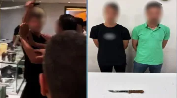 إلقاء القبض على موظف في مطعم بسبب تهديده بسلاح أبيض أثناء مشاجرة مع الزبائن