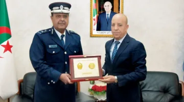 مدير الأمن في الجزائر يستقبل العطية