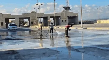 معبر العريضة يعود للعمل كالمعتاد