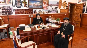لإجراء مناقشات حول شؤون الخدمة.. البابا تواضروس يستقبل ثلاثة أساقفة من المهجر | صور