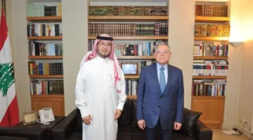 بخاري يتناول آخر التطورات السياسية مع السنيورة