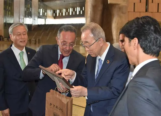 الأمين العام السابق للأمم المتحدة يقوم بزيارة المتحف المصري الكبير (تفاصيل) الأمين العام السابق للأمم المتحدة يقوم بزيارة المتحف المصري الكبير (تفاصيل)