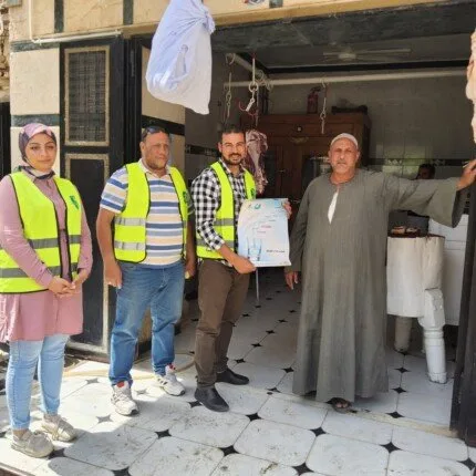 مياه القليوبية تبدأ حملات توعوية لترشيد استهلاك المياه في المسالخ مياه القليوبية تبدأ حملات توعوية لترشيد استهلاك المياه في المسالخ
