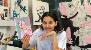كريمة حسن ت inaugurates her exhibition in Beirut on this date.