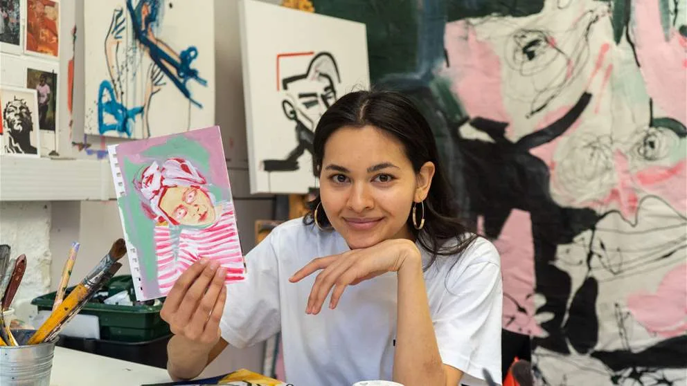كريمة حسن ت inaugurates her exhibition in Beirut on this date. كريمة حسن ت inaugurates her exhibition in Beirut on this date.