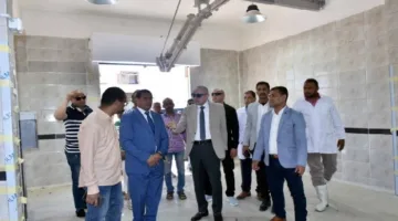 محافظ الأقصر يزور مشروعات تحسين وتطوير الخدمات في مدينة البياضية