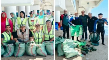 احتفالاً باليوم العالمي للبيئة: حملة لتنظيف السواحل في الإسكندرية