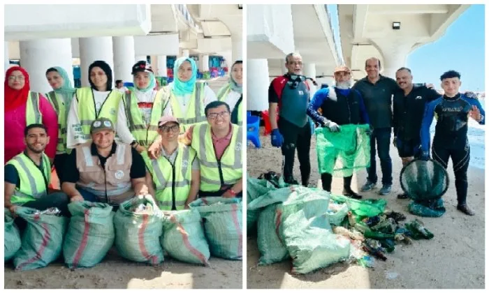 احتفالاً باليوم العالمي للبيئة: حملة لتنظيف السواحل في الإسكندرية احتفالاً باليوم العالمي للبيئة: حملة لتنظيف السواحل في الإسكندرية