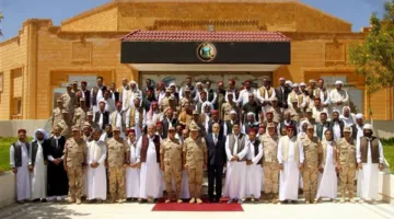 المنطقة العسكرية الغربية تعقد اجتماعًا مع شيوخ وعقلاء محافظة مطروح