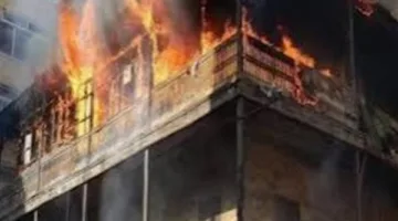 إصابة فرد نتيجة حريق في منزل بالفيوم