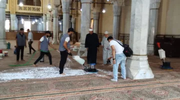 بدء حملة تنظيف شاملة في مساجد الغربية استعدادًا لعيد الأضحى المبارك