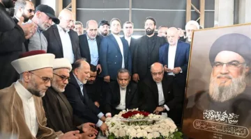 عراقجي يبعث برسالة إلى إسرائيل من أمام ضريح الشهيد حسن نصر الله