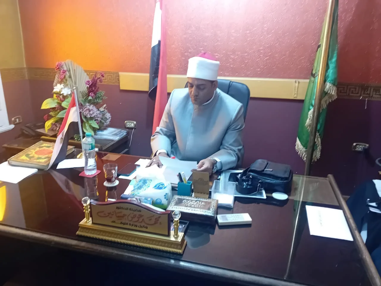 استعدادًا لعيد الأضحى، وكيل وزارة الأوقاف بالدقهلية يجتمع مع مديري الإدارات. استعدادًا لعيد الأضحى، وكيل وزارة الأوقاف بالدقهلية يجتمع مع مديري الإدارات.