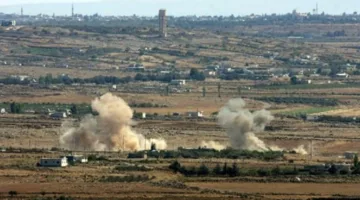 سقوط صاروخين في منطقة جنوب الجولان وقصف يستهدف الأراضي السورية