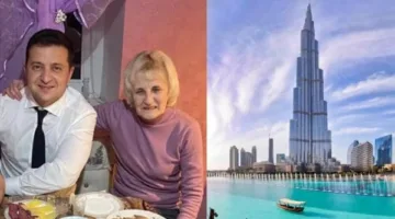 عيد ميلاد مميز: زيلينسكي يهدي والدته شقة في برج خليفة