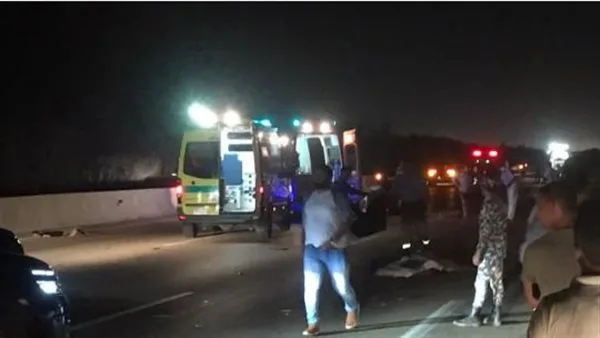 إصابة 11 فردًا نتيجة انقلاب حافلة صغيرة في المنيا إصابة 11 فردًا نتيجة انقلاب حافلة صغيرة في المنيا